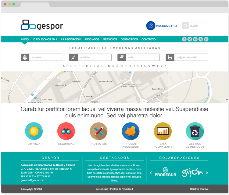 Diseño web Gespor
